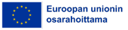 Logo Euroopan unionin osarahoittama.
